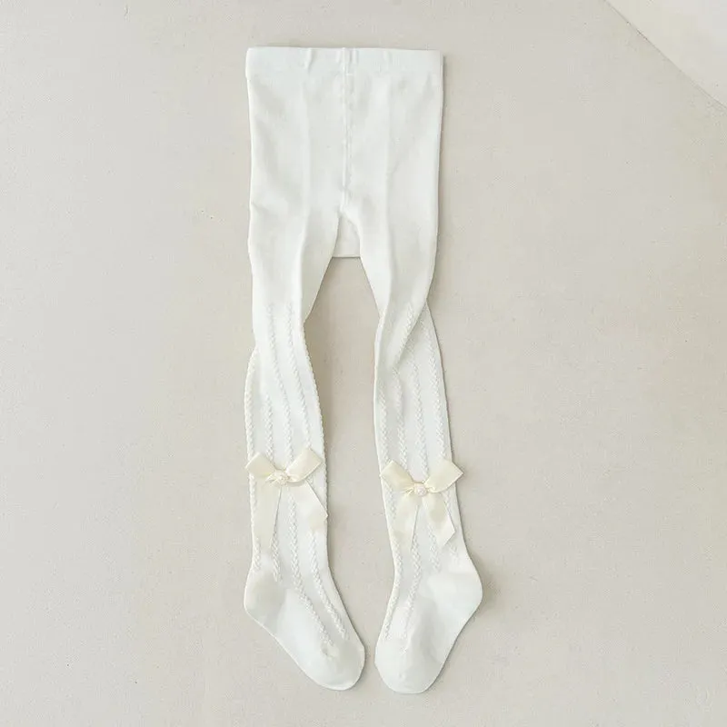 Cute Knit Bow Leggings