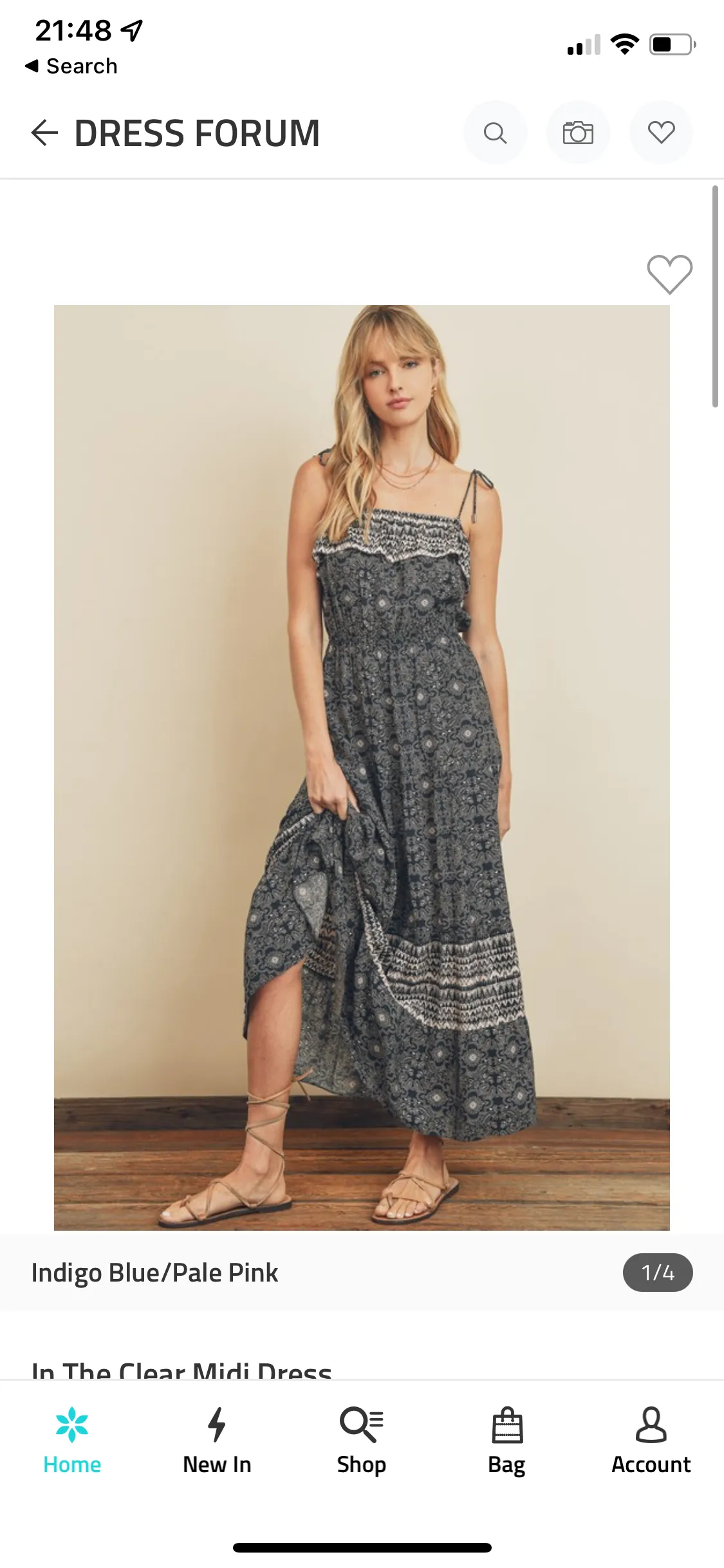 D120 RUFFLE BORDER MAXI DRESS