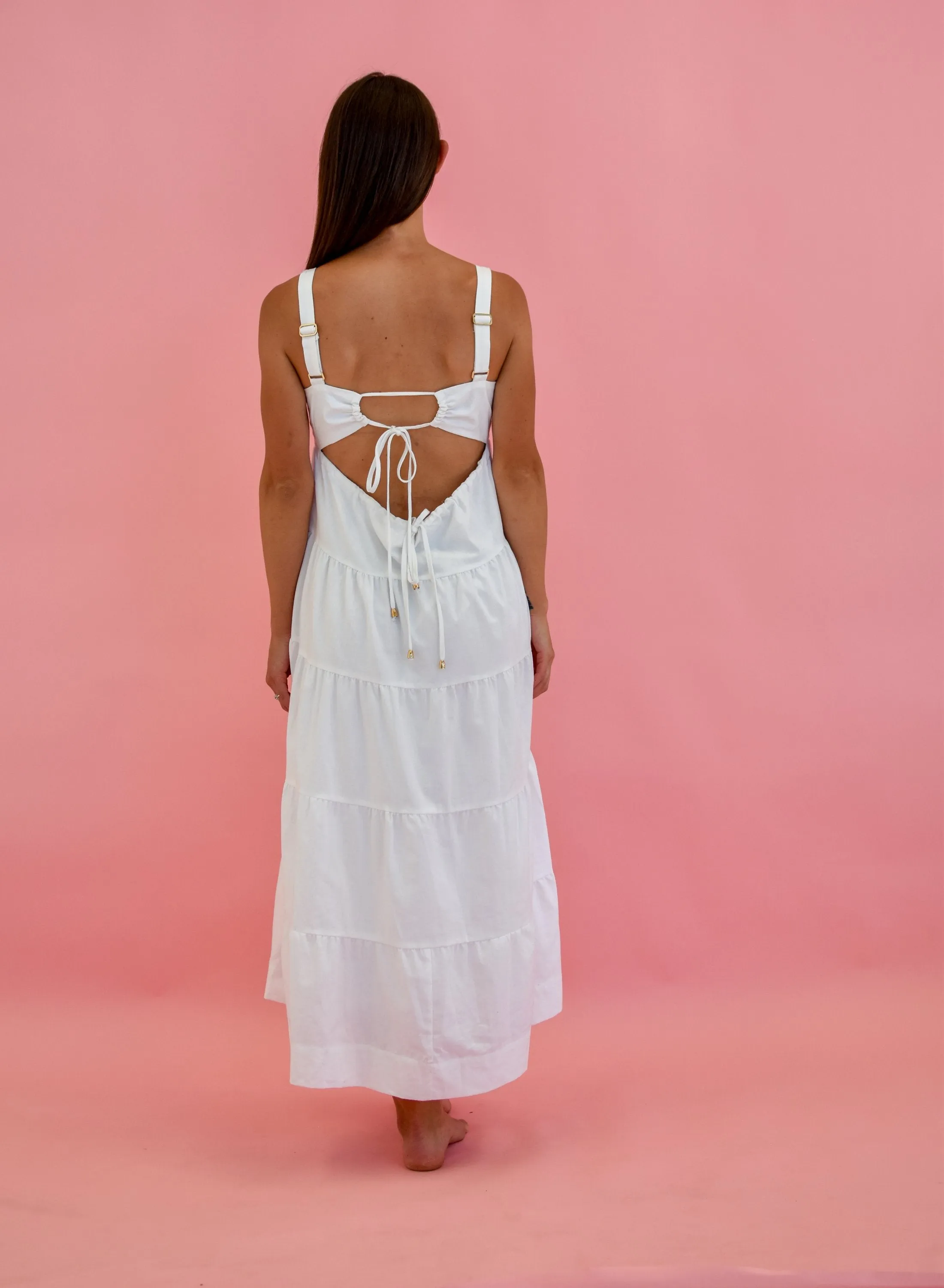 Daisy Says Sundae Dress White DS23048-2