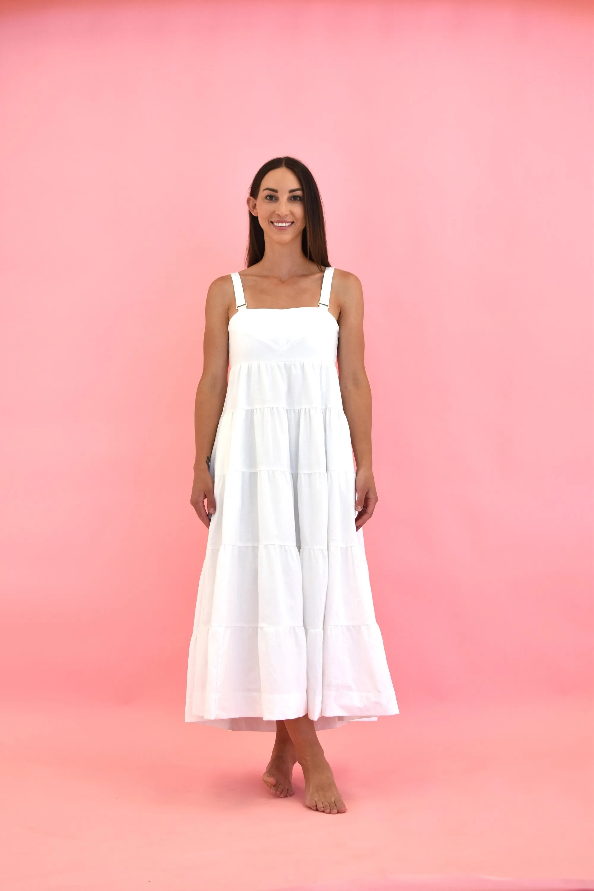 Daisy Says Sundae Dress White DS23048-2
