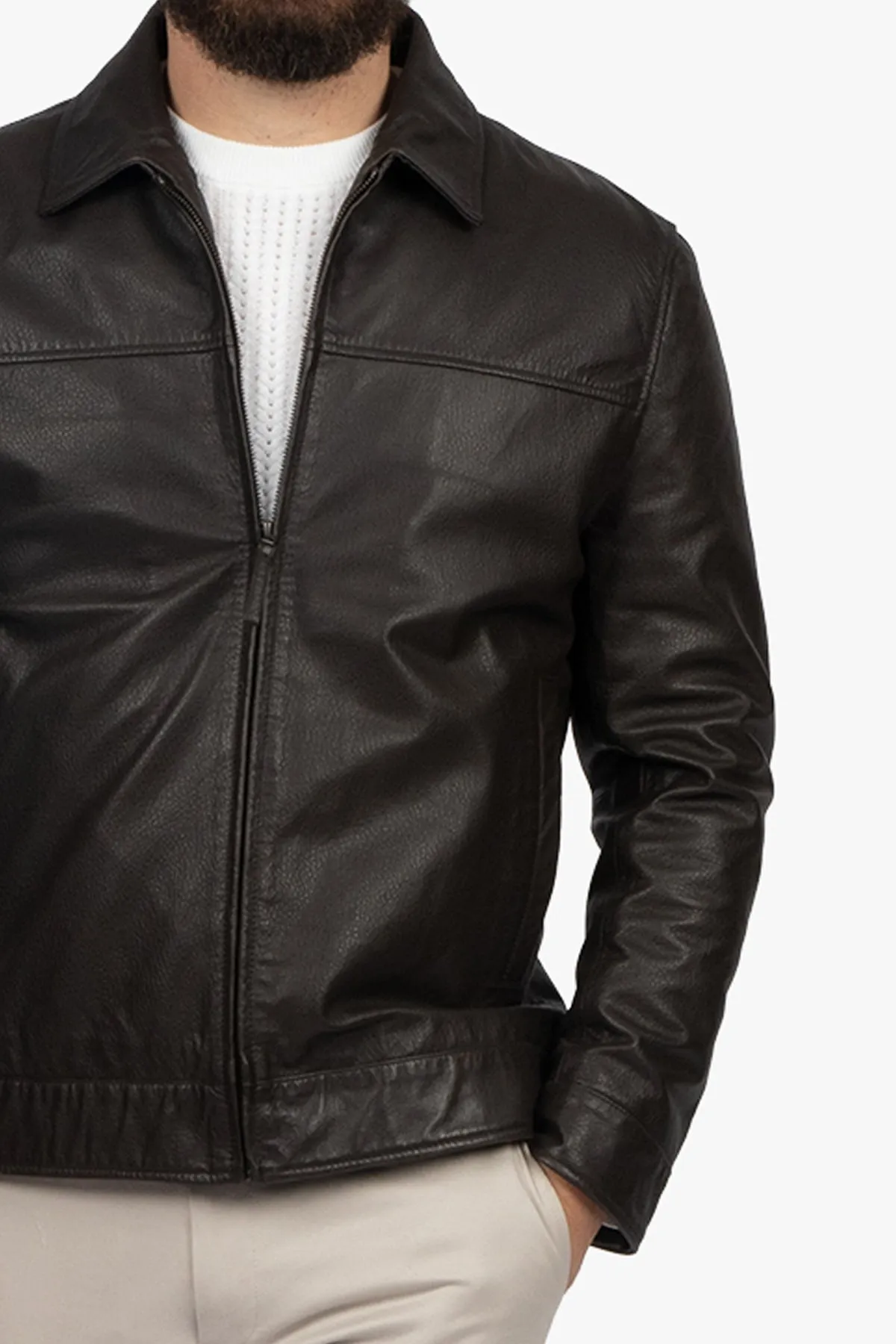 Daniel Hechter | Sparta Leather Jacket
