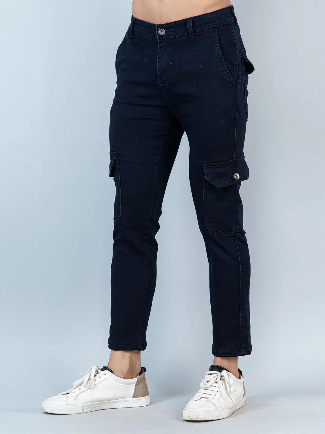 Dark Blue Cargo Pants