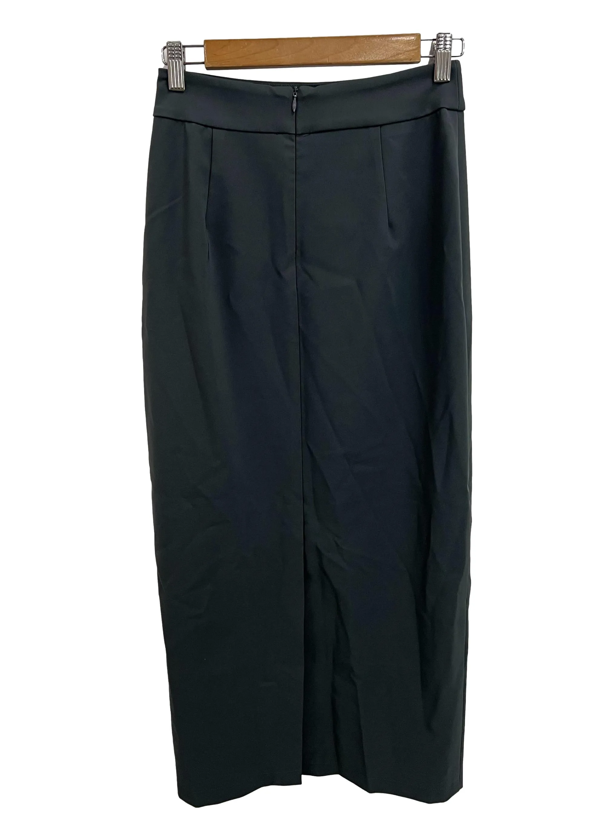 Dark Grey Pencil Skirt