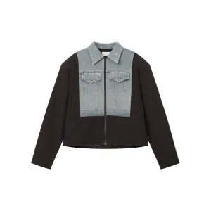 Deconstructed Denim Patchwork Jacket