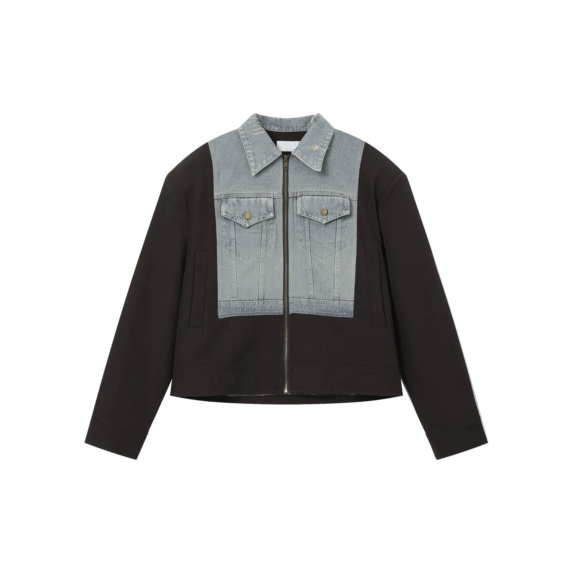 Deconstructed Denim Patchwork Jacket