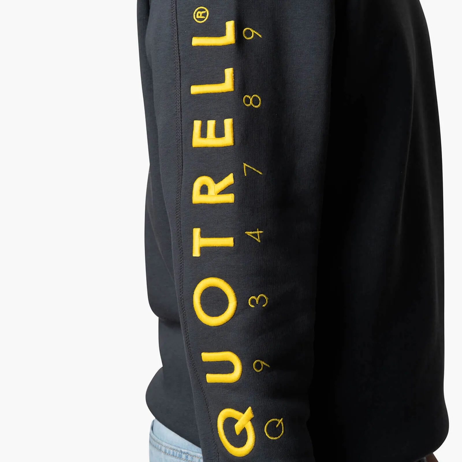 DEFENDER CREWNECK | ANTHRACITE/YELLOW