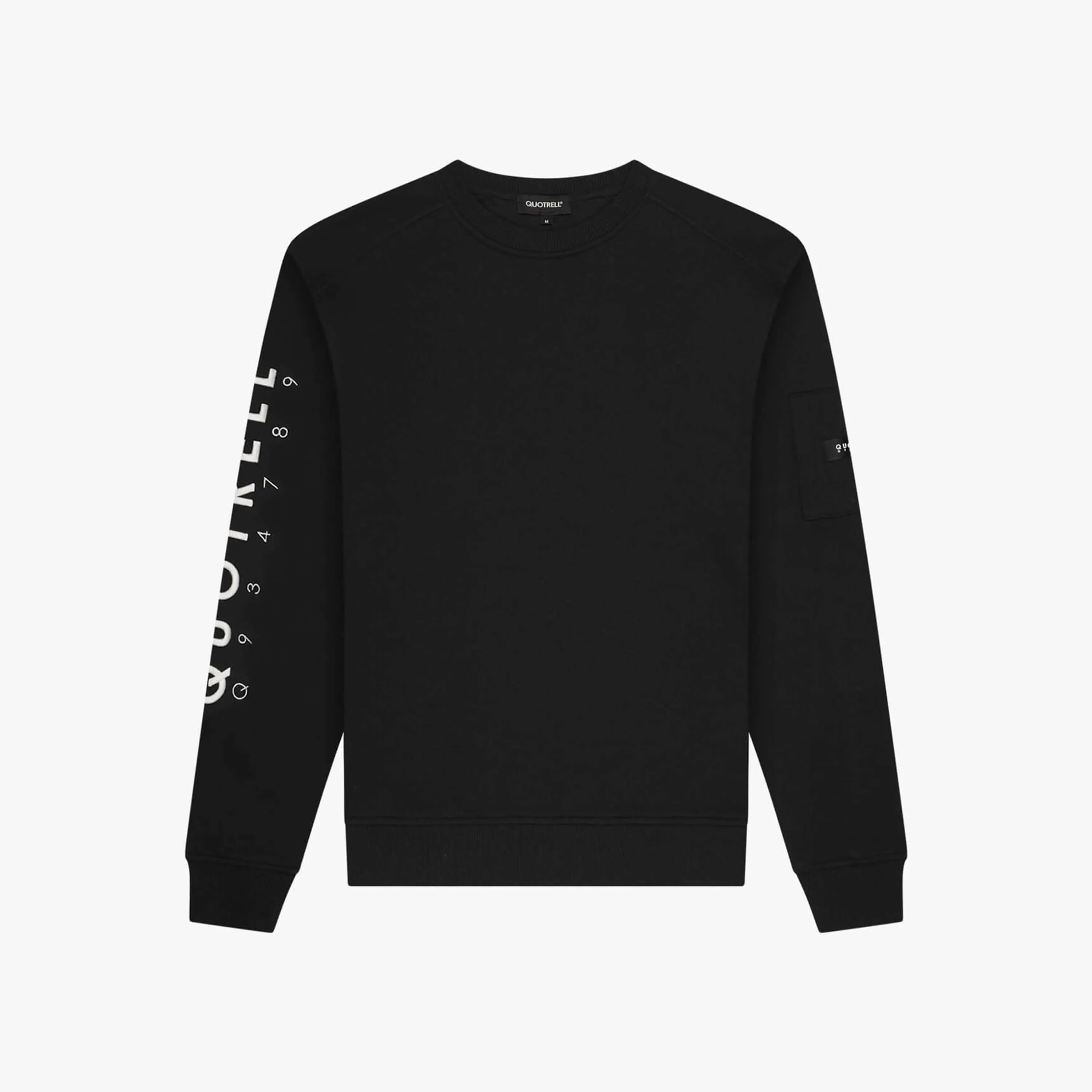 DEFENDER CREWNECK | BLACK/WHITE