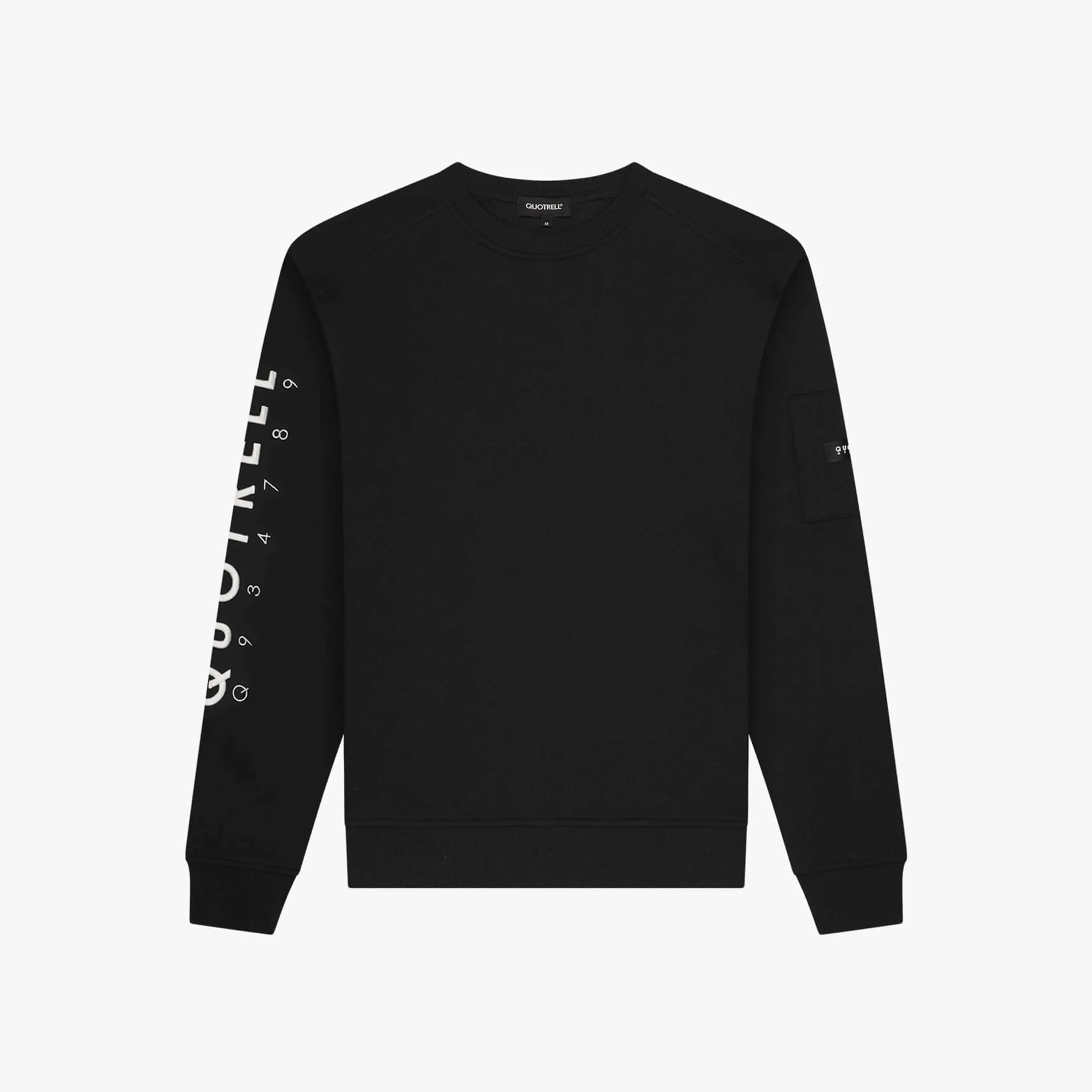 DEFENDER CREWNECK | BLACK/WHITE