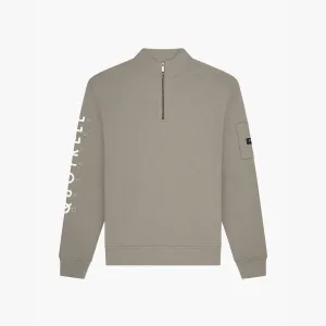 DEFENDER HALFZIP | FADED OLIVE/WHITE