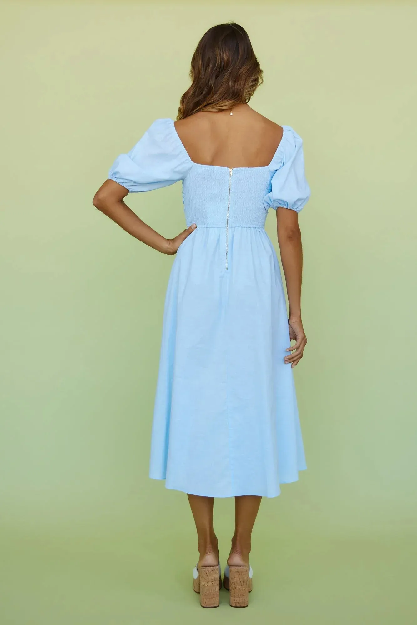 Delfino Maxi Dress Blue