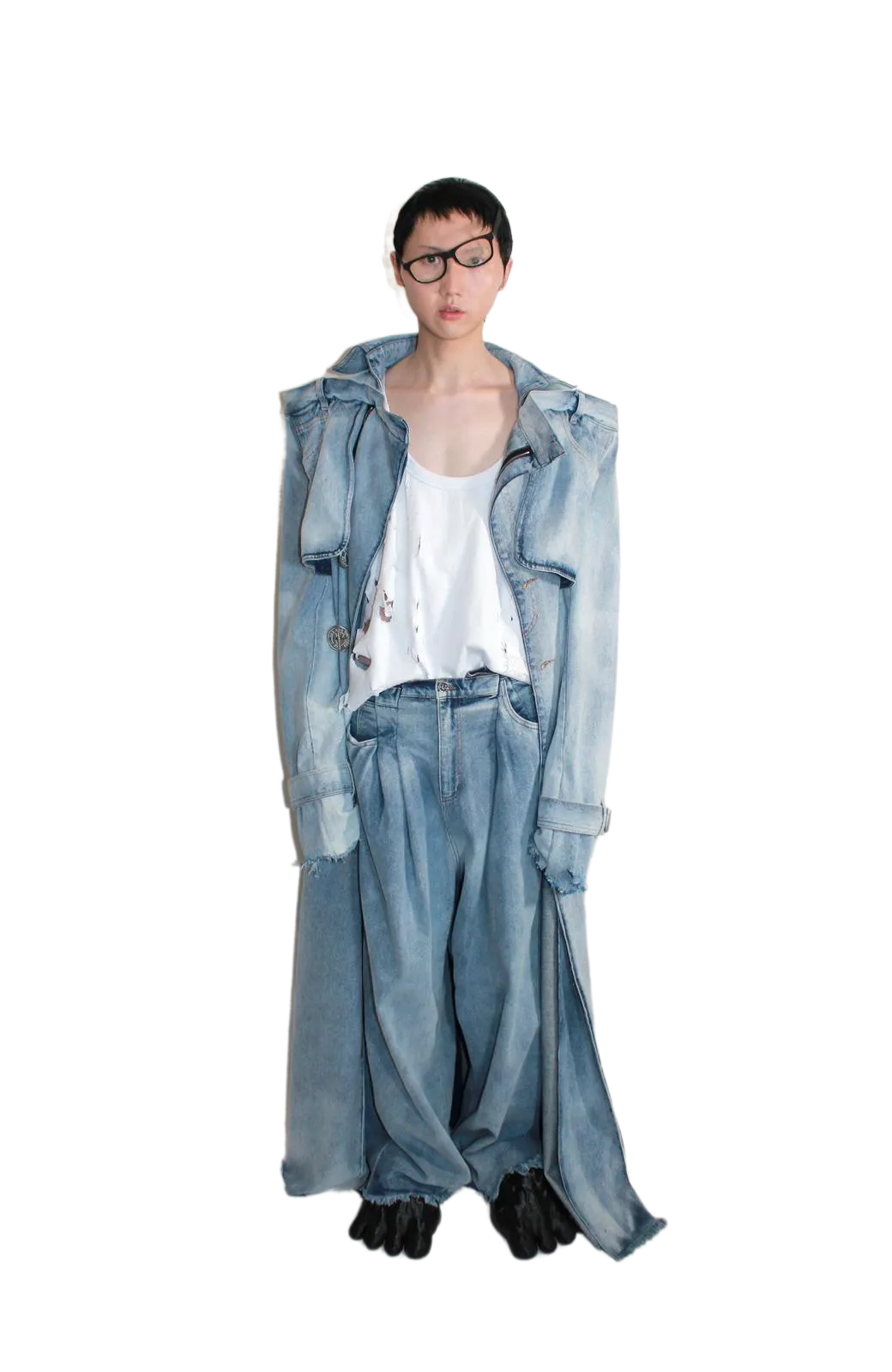 Denim Trenchcoat
