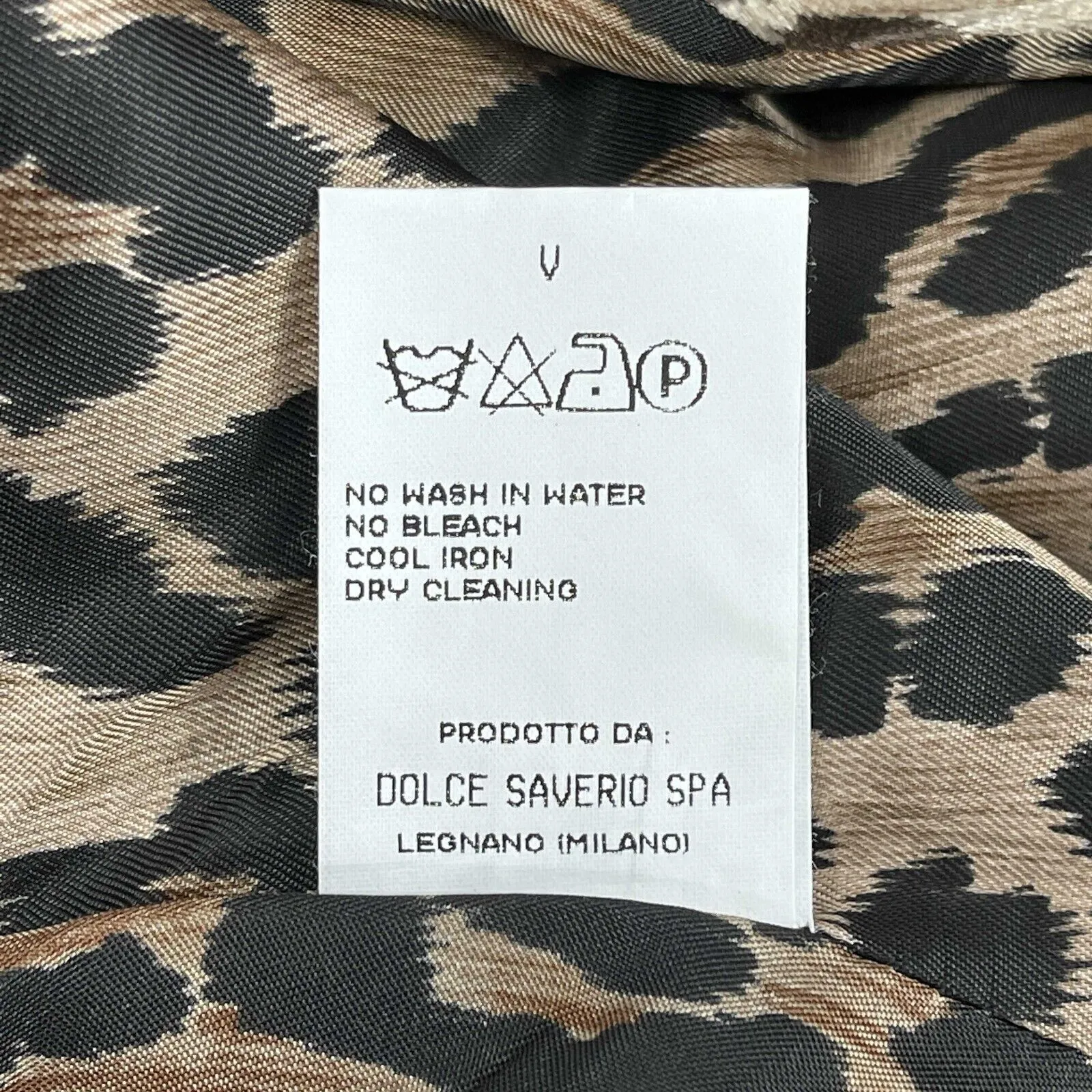 Dolce & Gabbana - Vintage Leopard Print Viscose Trench Coat - 40 US M