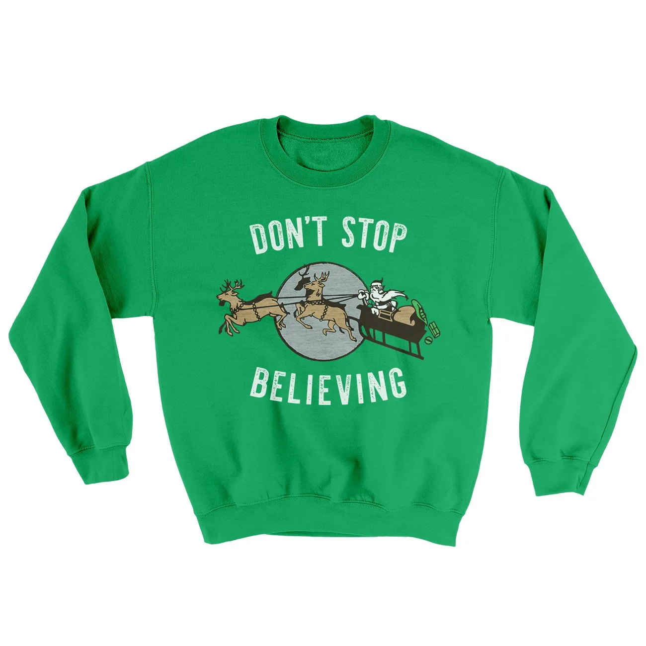 Don't Stop Believing Men/Unisex Ugly Sweater