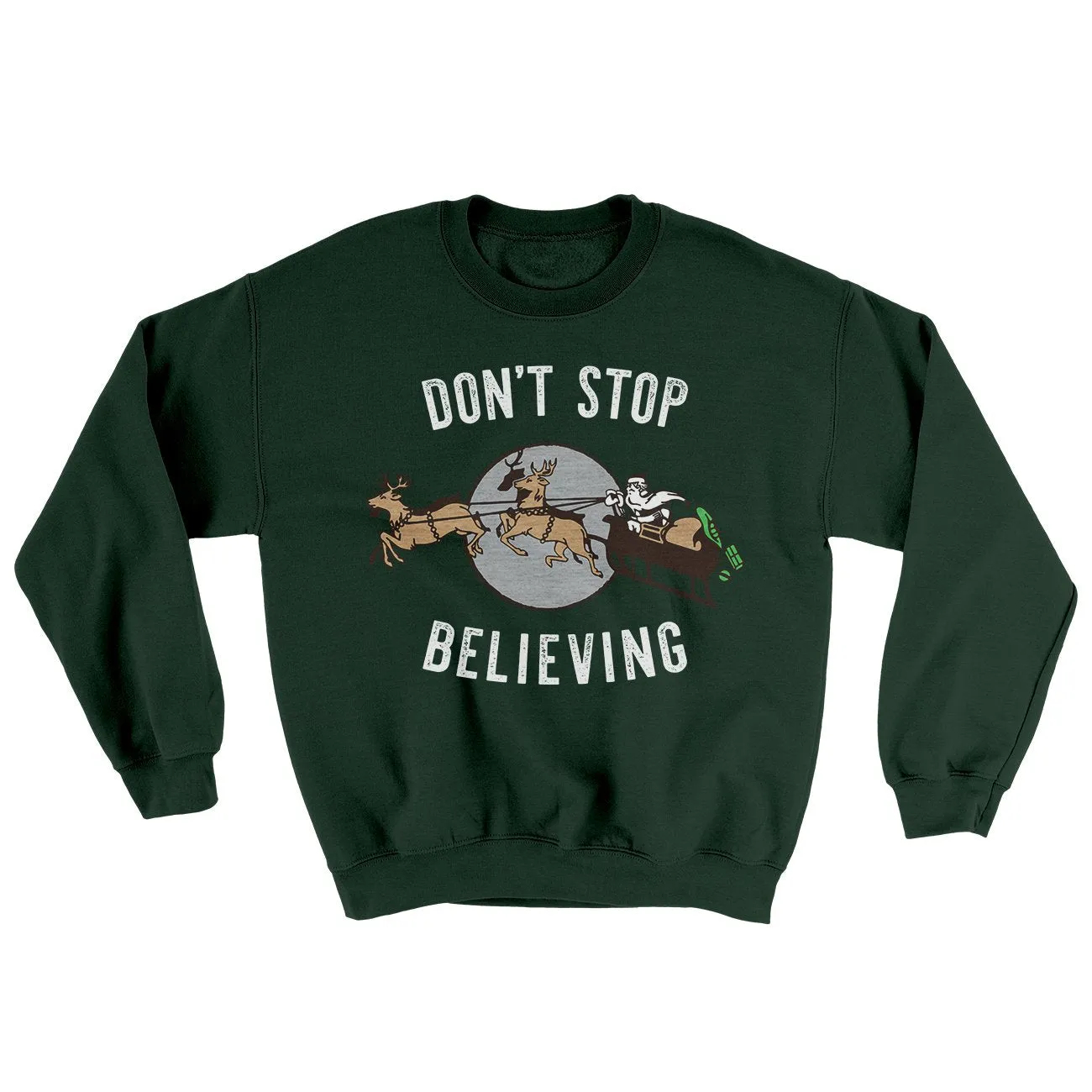Don't Stop Believing Men/Unisex Ugly Sweater