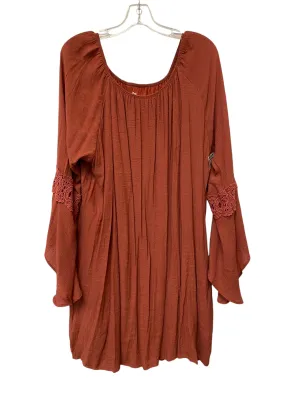 Dress Casual Midi By Wrangler In Red, Size: 2x