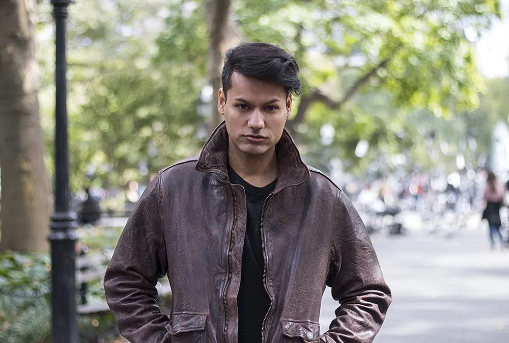 Duke - Men's Bomber Style Leather Jacket