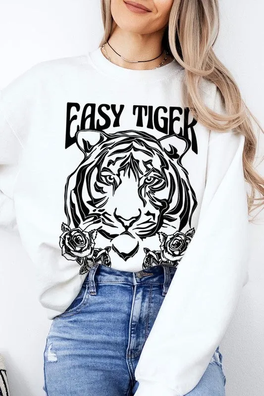 Easy Tiger Graphic Fleece Sweatshirts
