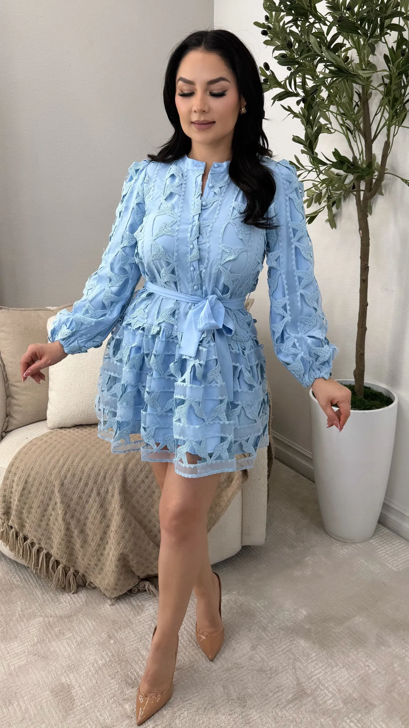 ELLIS BLUE DRESS