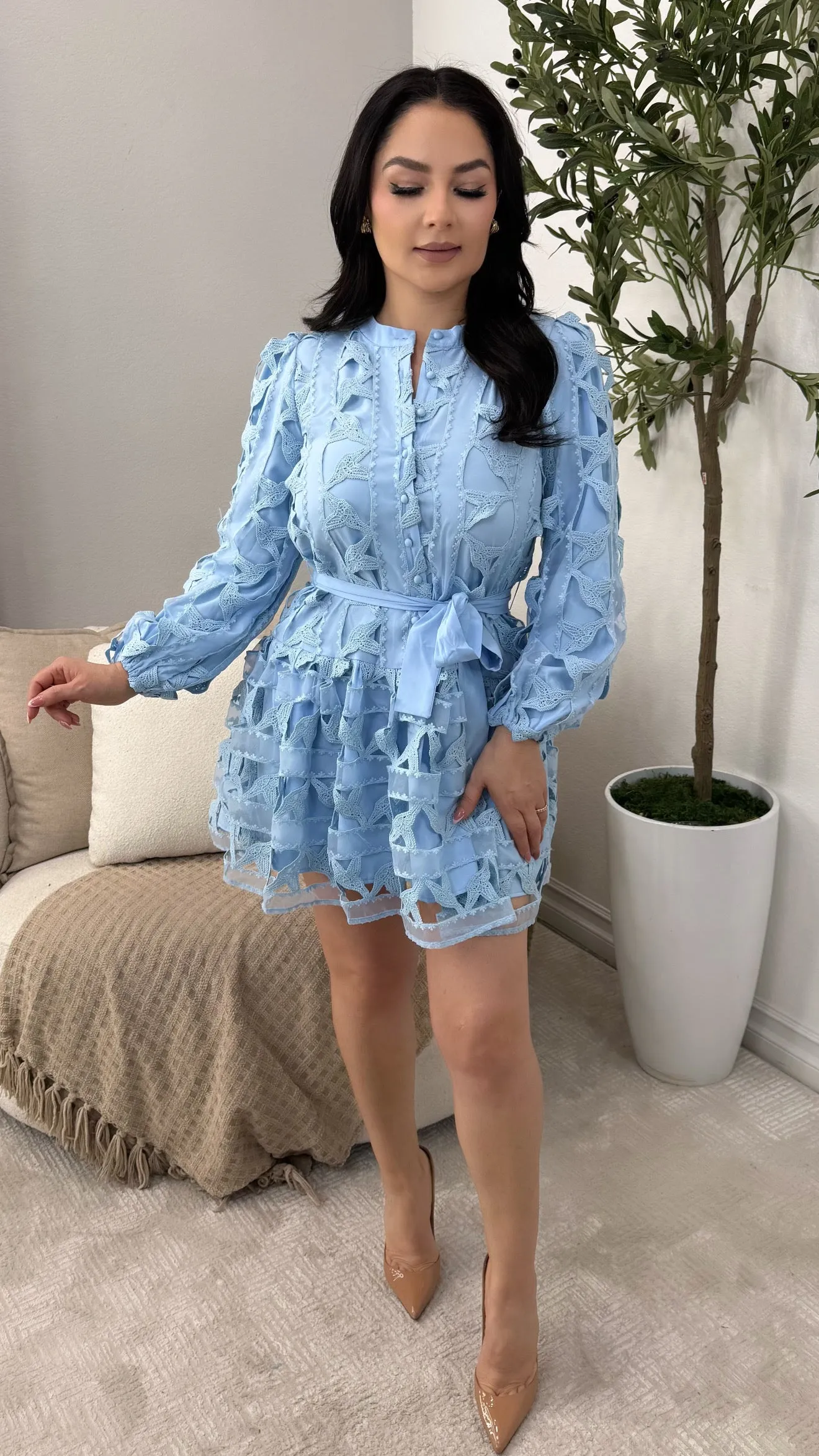 ELLIS BLUE DRESS