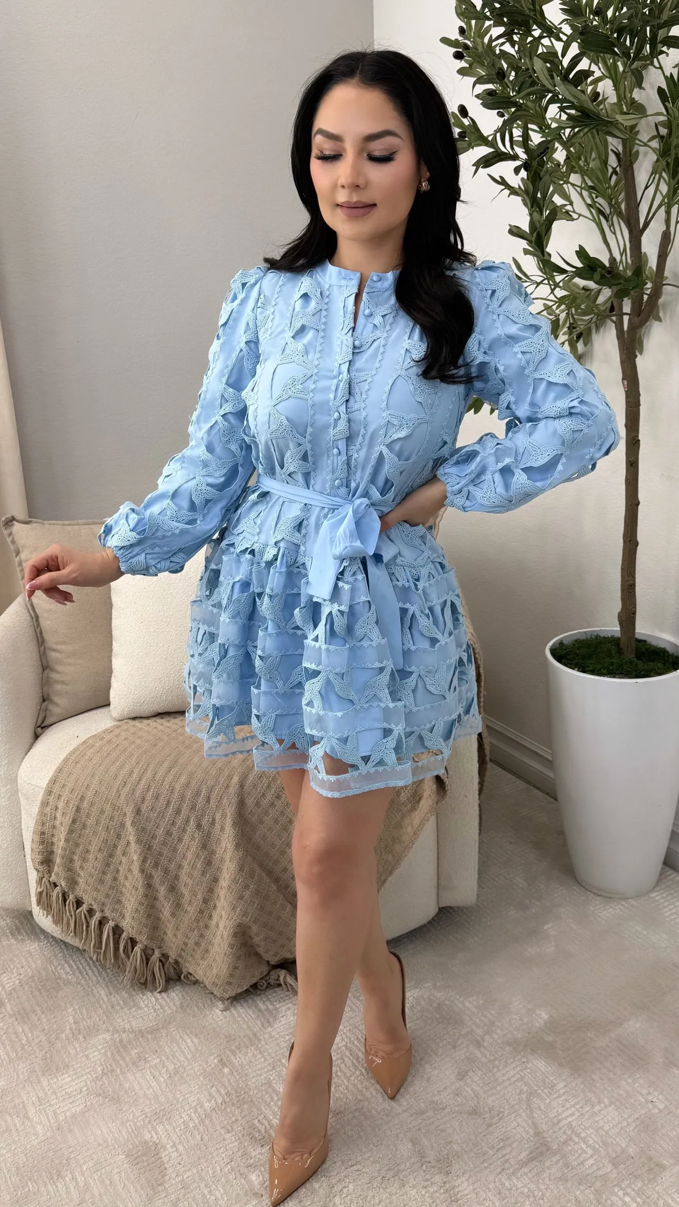 ELLIS BLUE DRESS