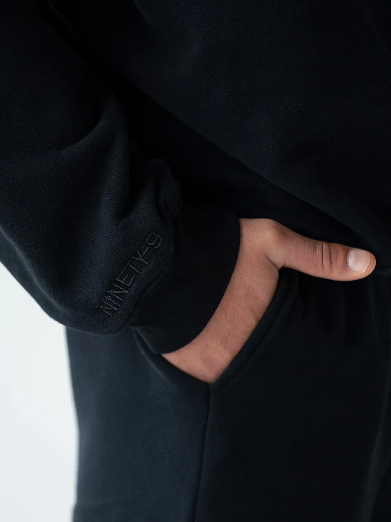 ESSENTIALS - College Sweater  •  Black