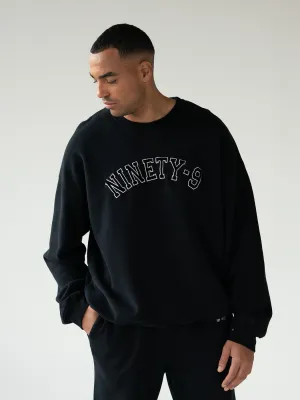 ESSENTIALS - College Sweater  •  Black