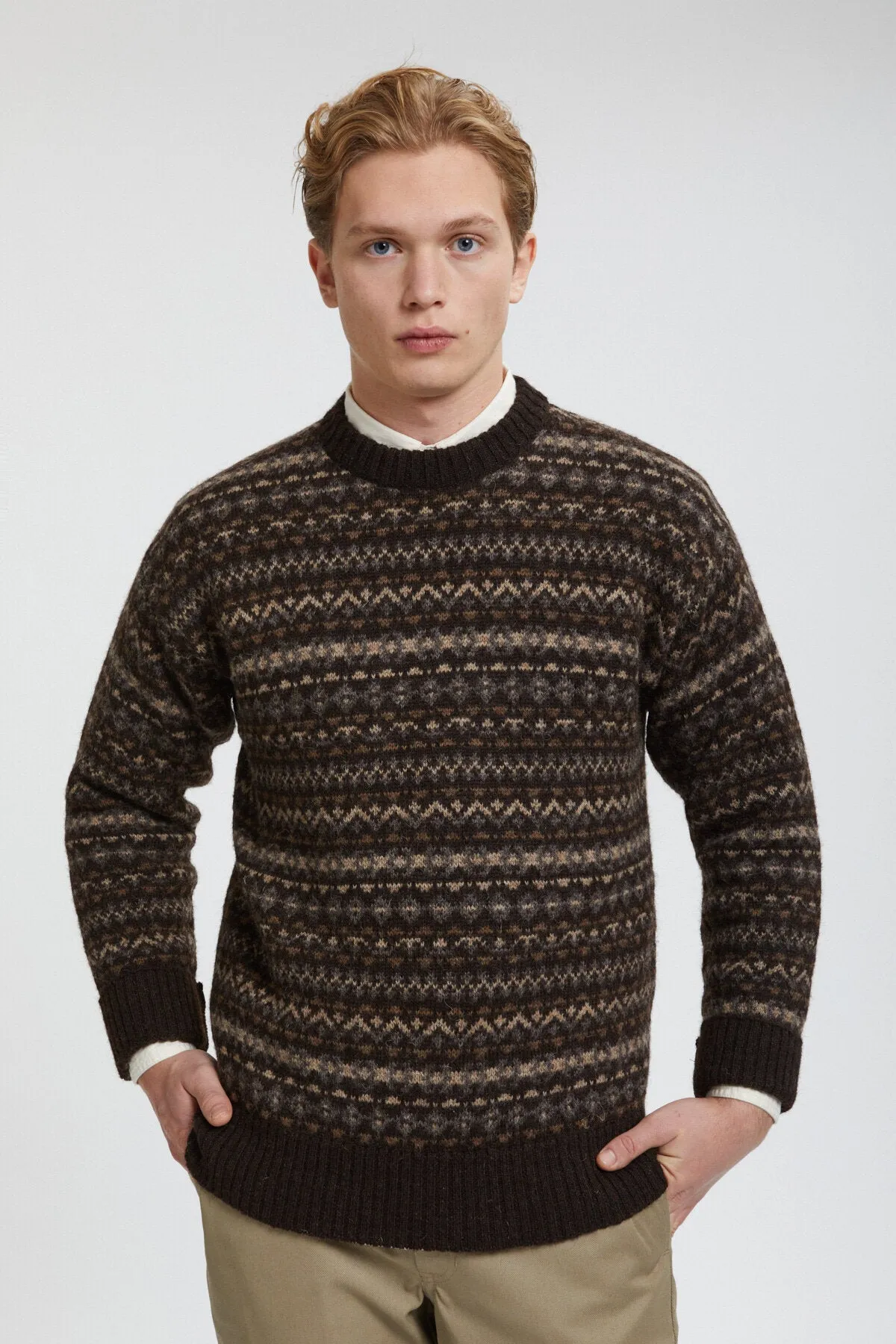 FAIRISLE CREWNECK SWEATER