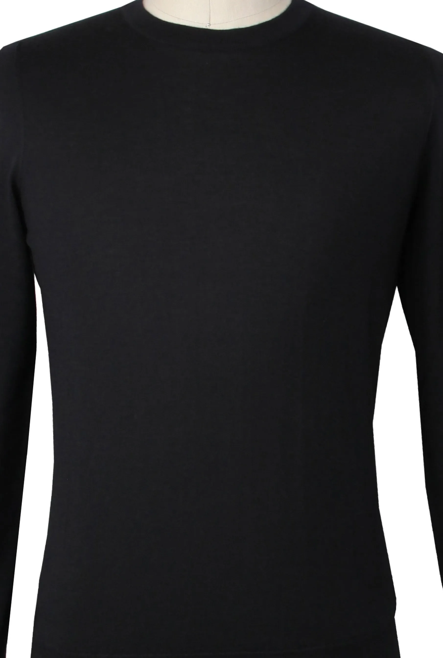 Fiori Di Lusso Black Crewneck Sweater