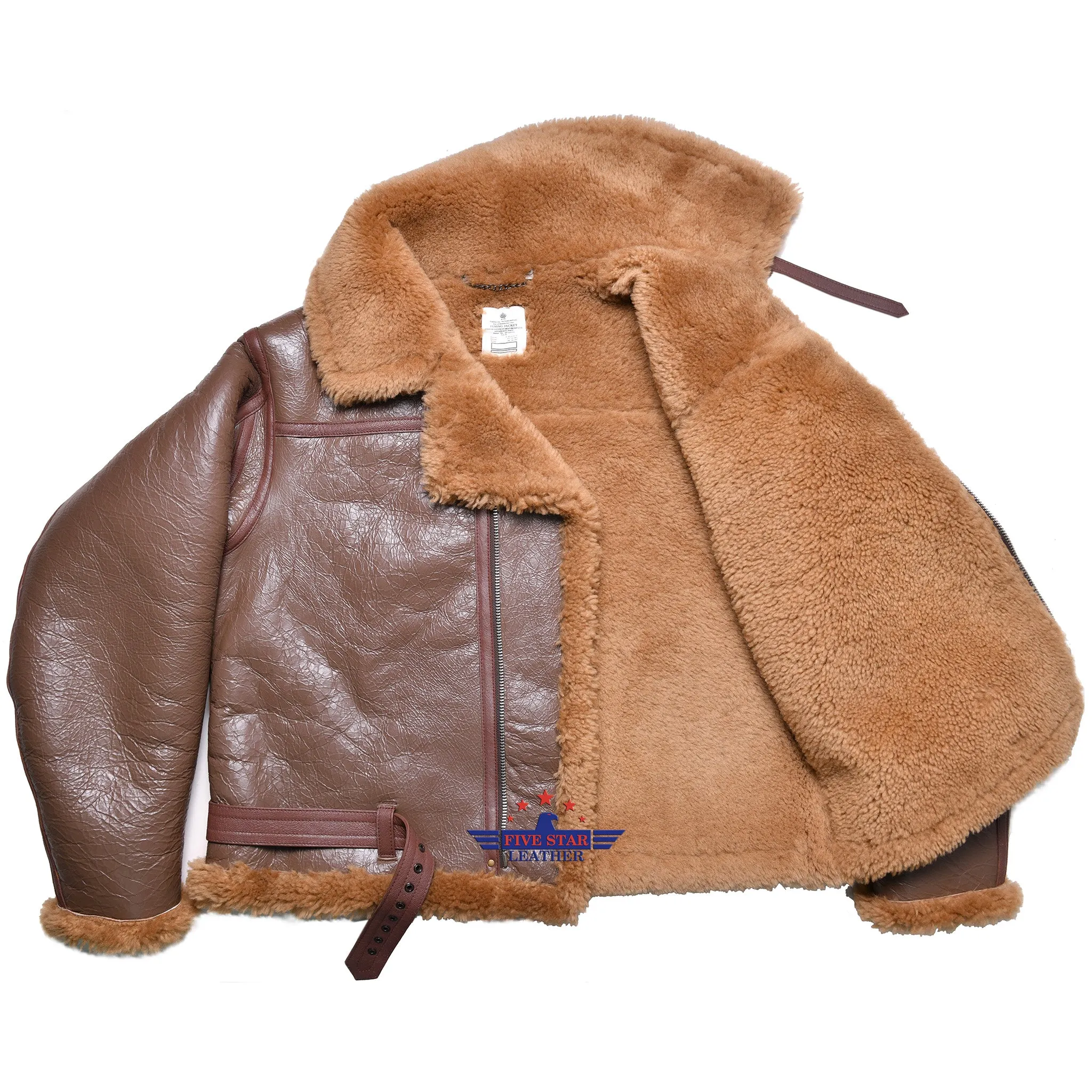 FiveStar Leather Repro RAF 1940/41 Pattern Sheepskin Flight Jacket