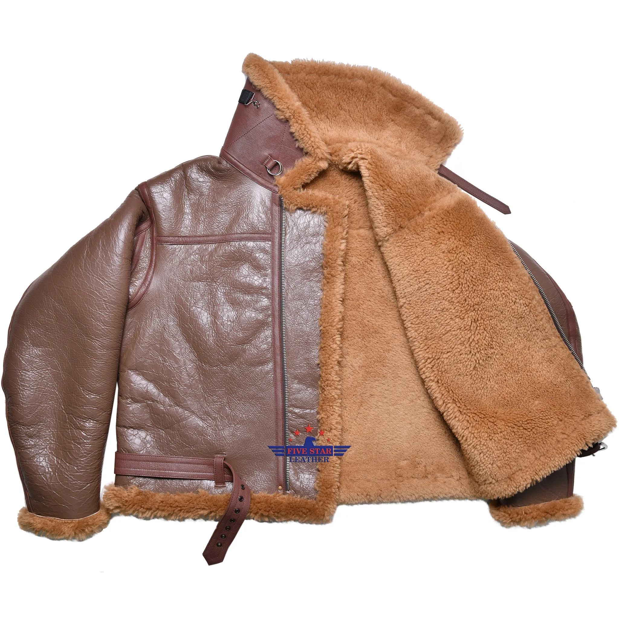 FiveStar Leather Repro RAF 1940/41 Pattern Sheepskin Flight Jacket