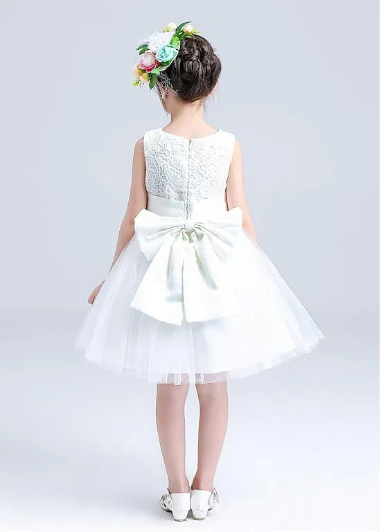 Flower Girl Dresses With Bowknot