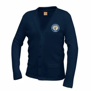 FPA Unisex Classic V-Neck Cardigan Navy