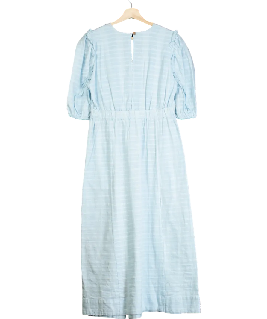 Free People Blue Slow Pace Midi Dress UK M