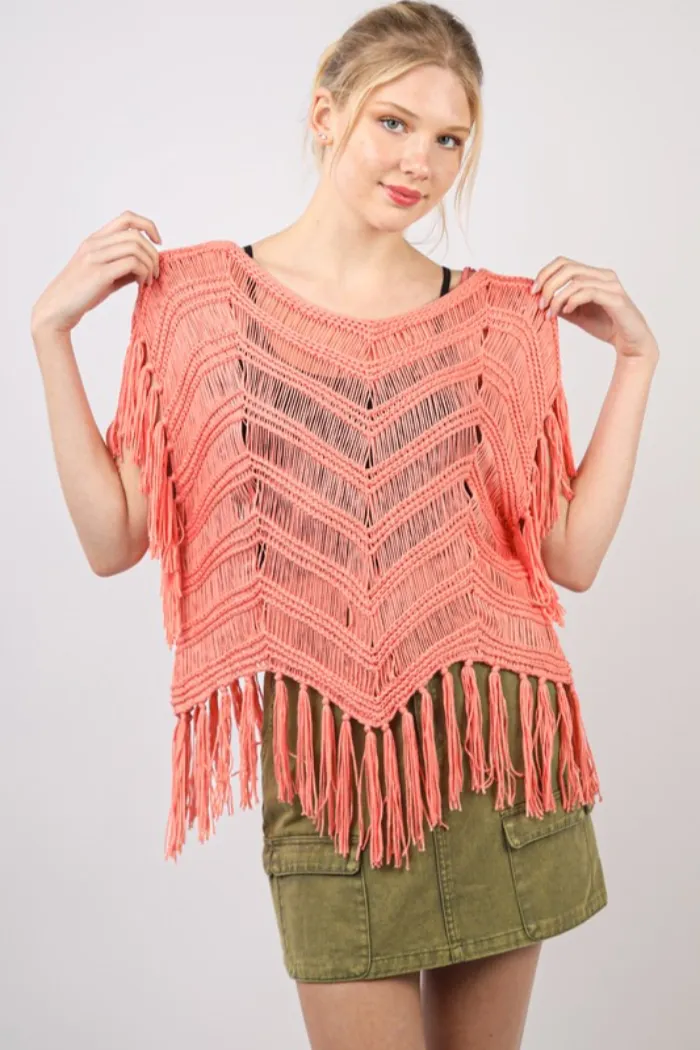 Fringe Detail Sweater