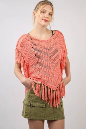 Fringe Detail Sweater