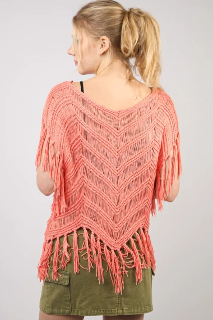 Fringe Detail Sweater