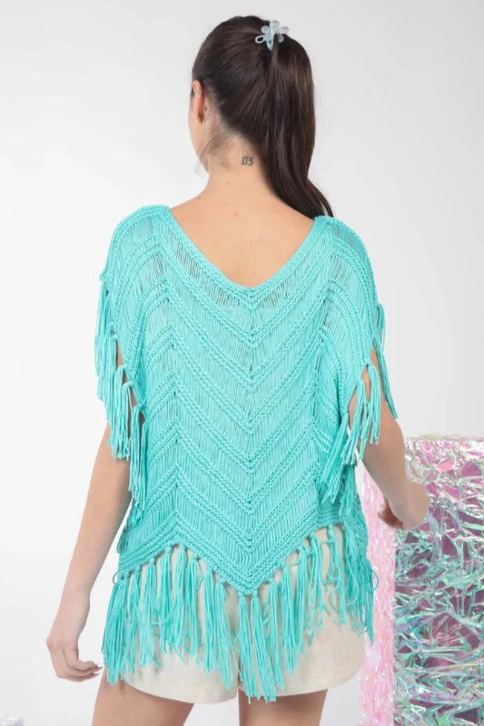 Fringe Detail Sweater