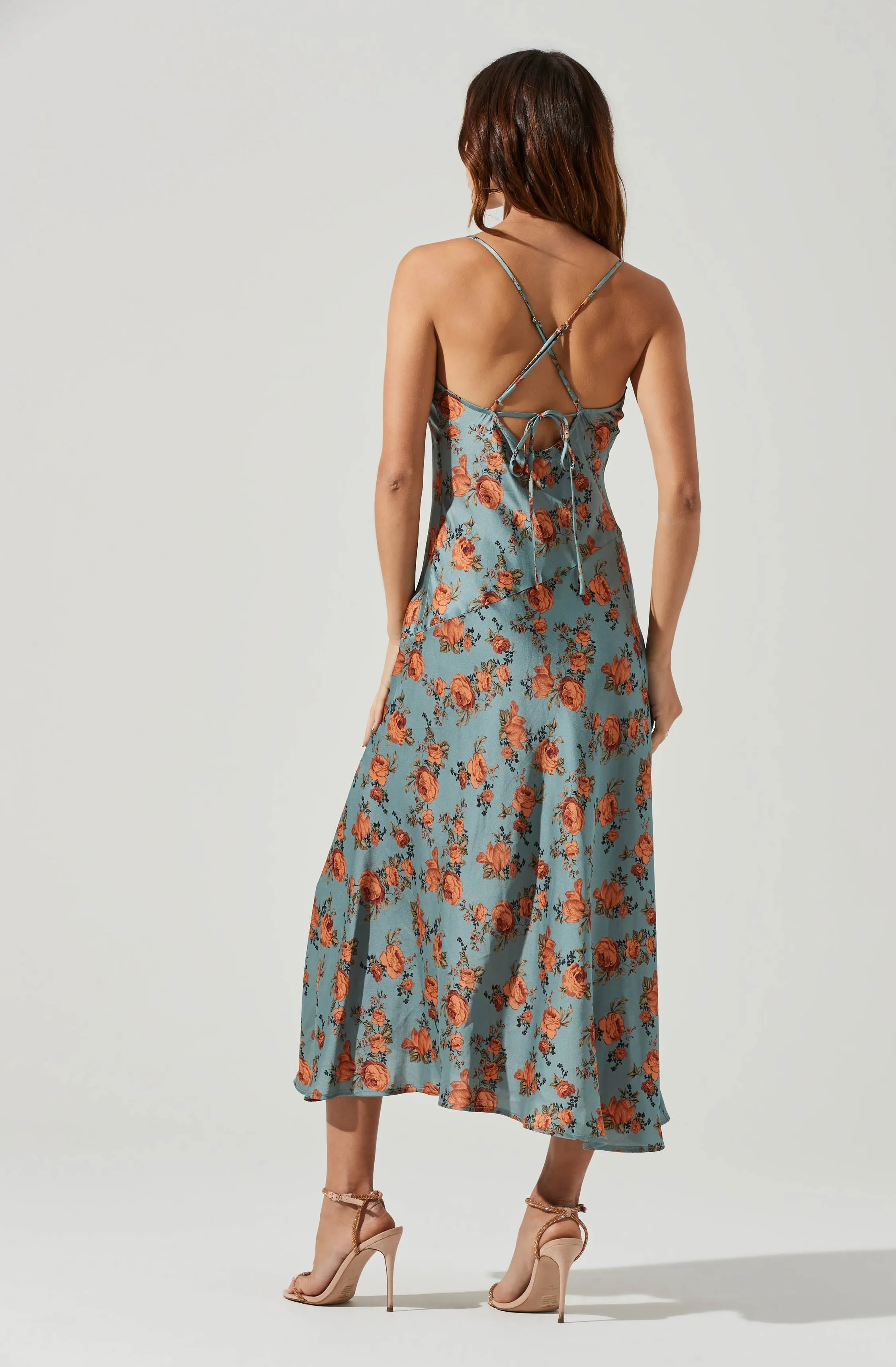 Gaia Floral Midi Dress