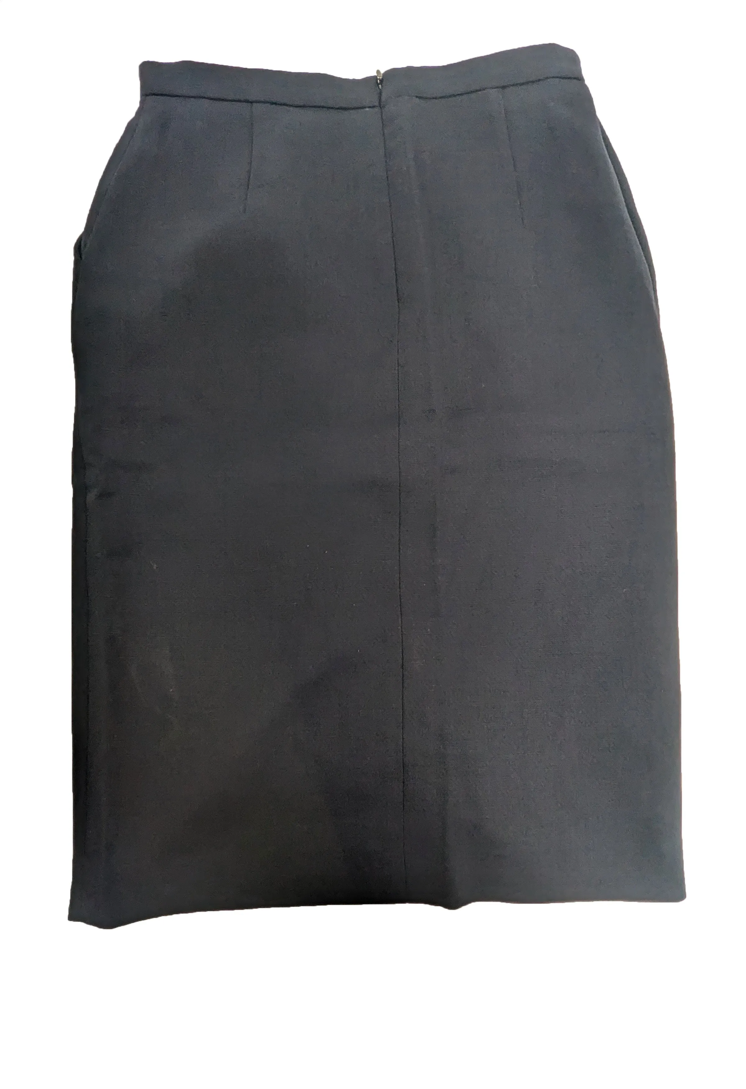 GANT Women's Dark Blue Crepe Pencil Skirt 440964