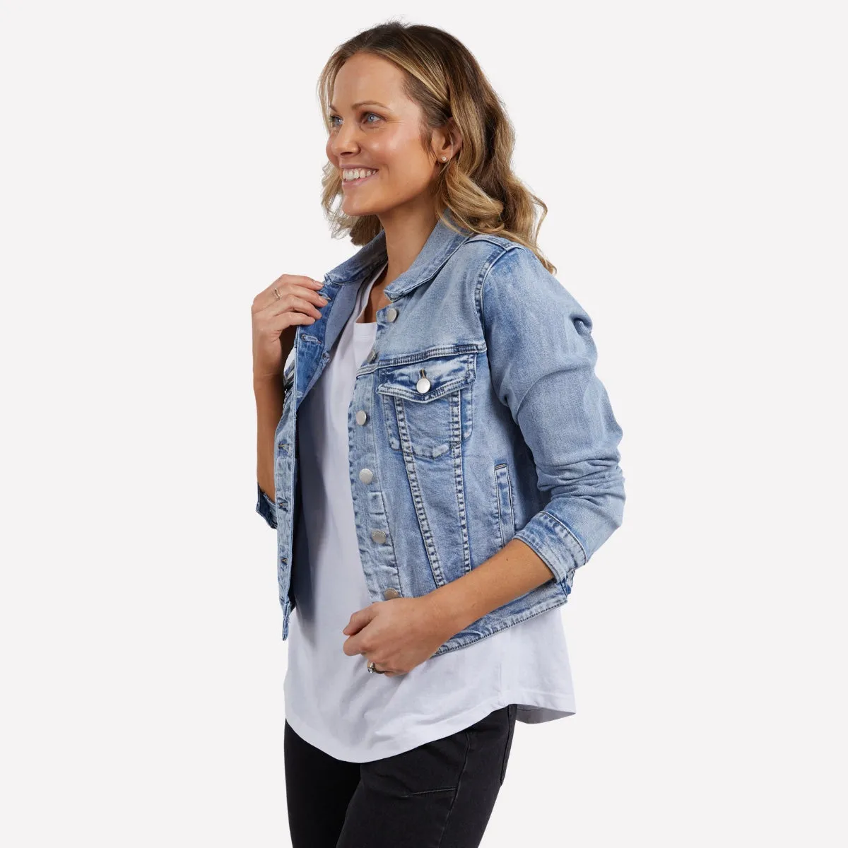 Georgia Denim Jacket (Light Blue)