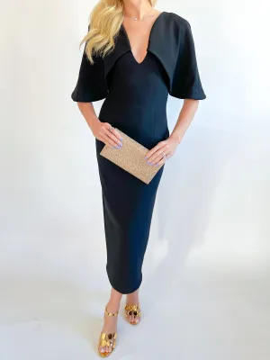 Gia Cape Midi Dress