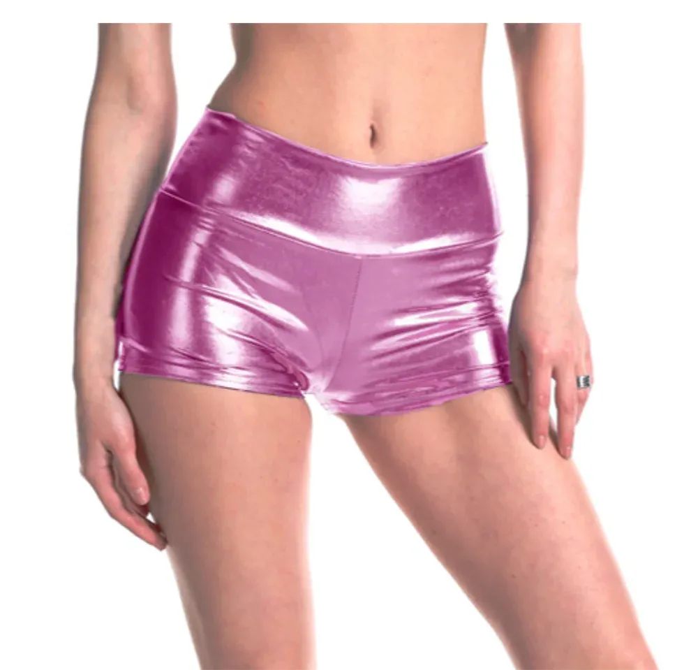 Glossy Patent Leather Bodycon Miniskirt Club Party