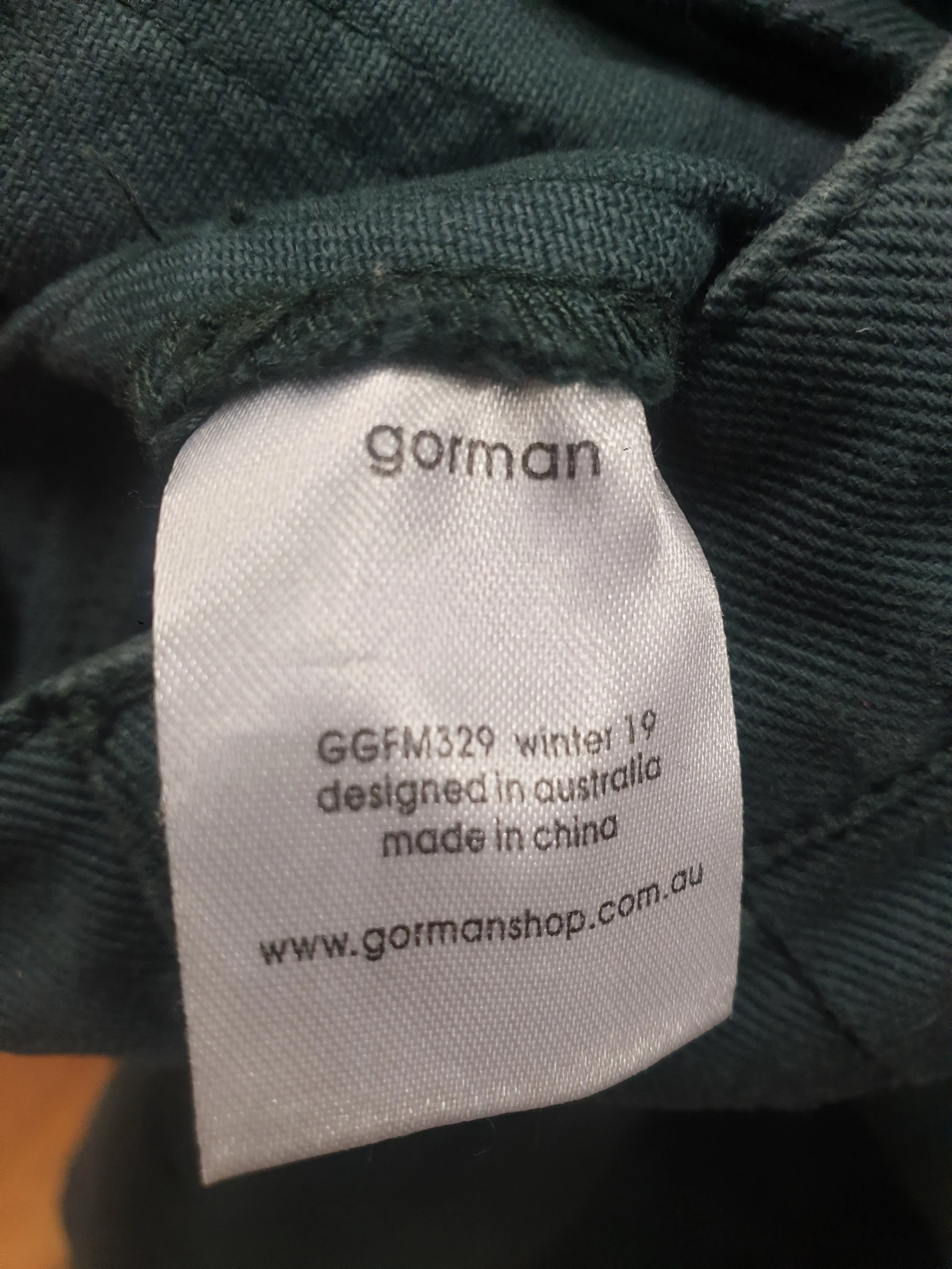 Gorman dark green denim pencil skirt size 6