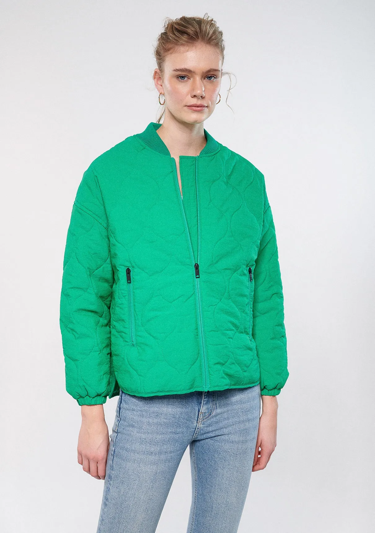 Green Bomber Jacket