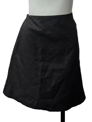Grey A-Line Skirt