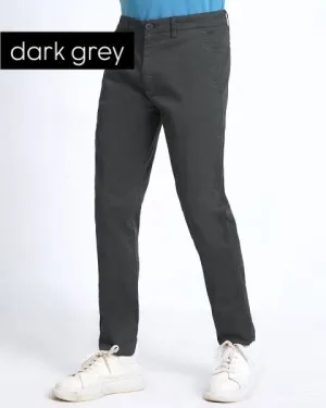 GREY COTTON Chino Pants| The Solution to Effortless Style and Comfort"