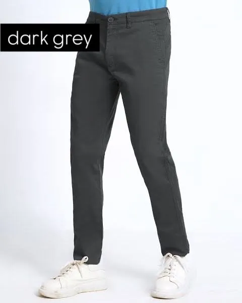 GREY COTTON Chino Pants| The Solution to Effortless Style and Comfort"