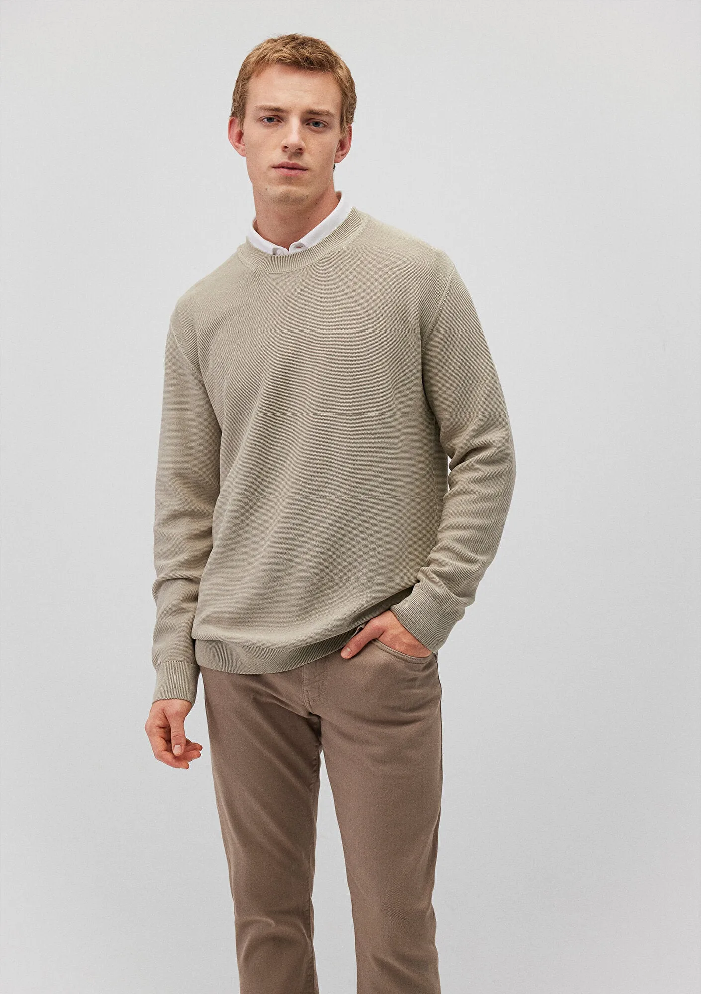 Grey Crewneck Sweater
