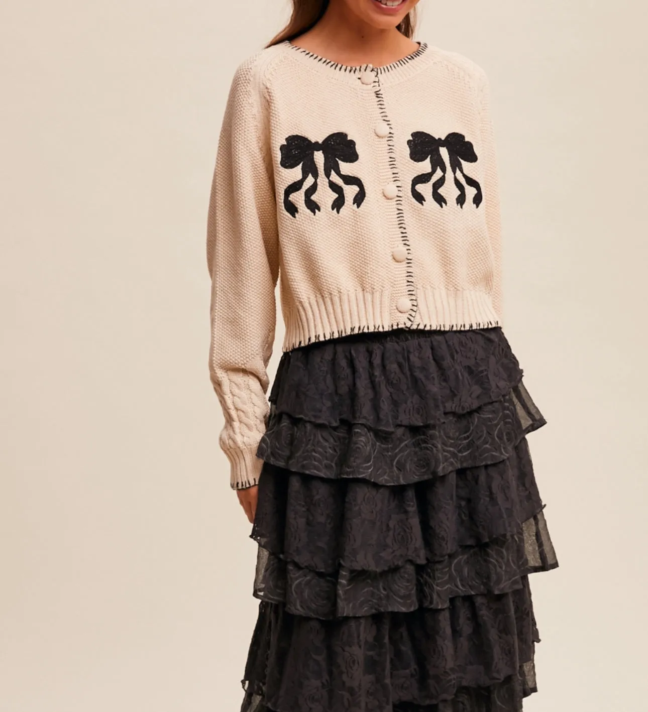Harlow Button Up Sweater