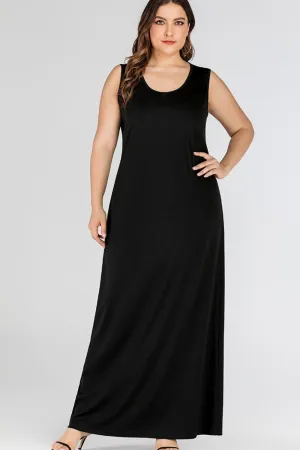 Hazel Blues® | Scoop Neck Maxi Tank Dress